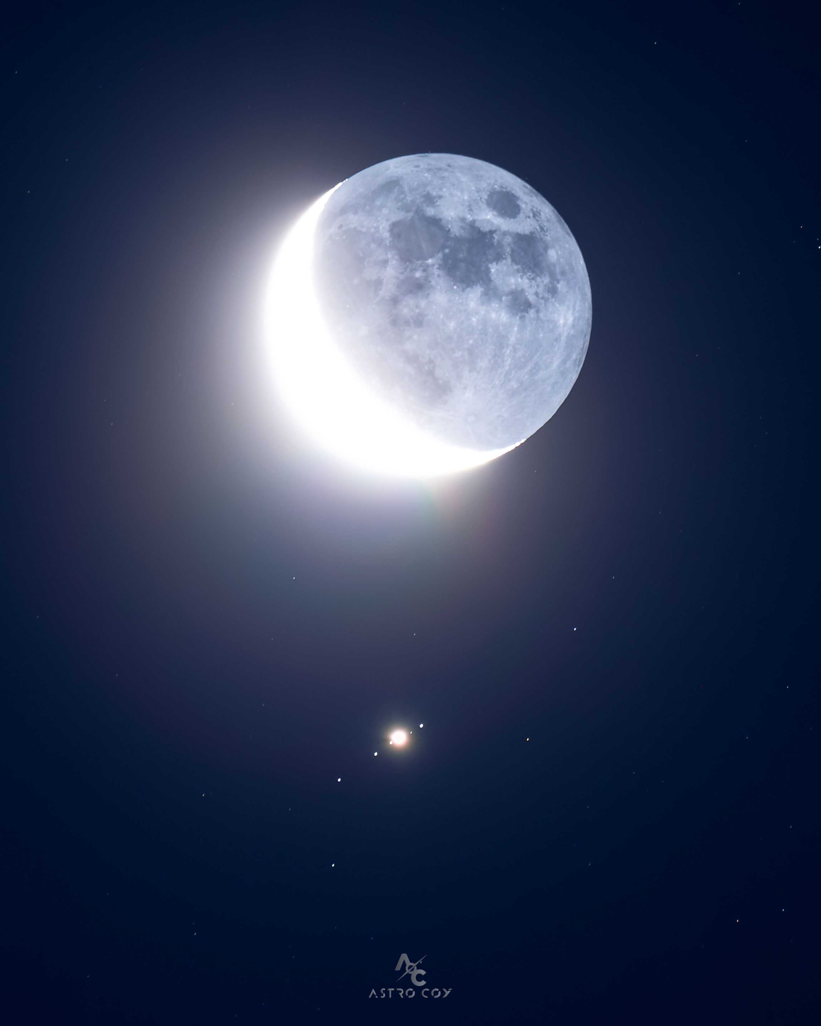 Moon Meets Jupiter