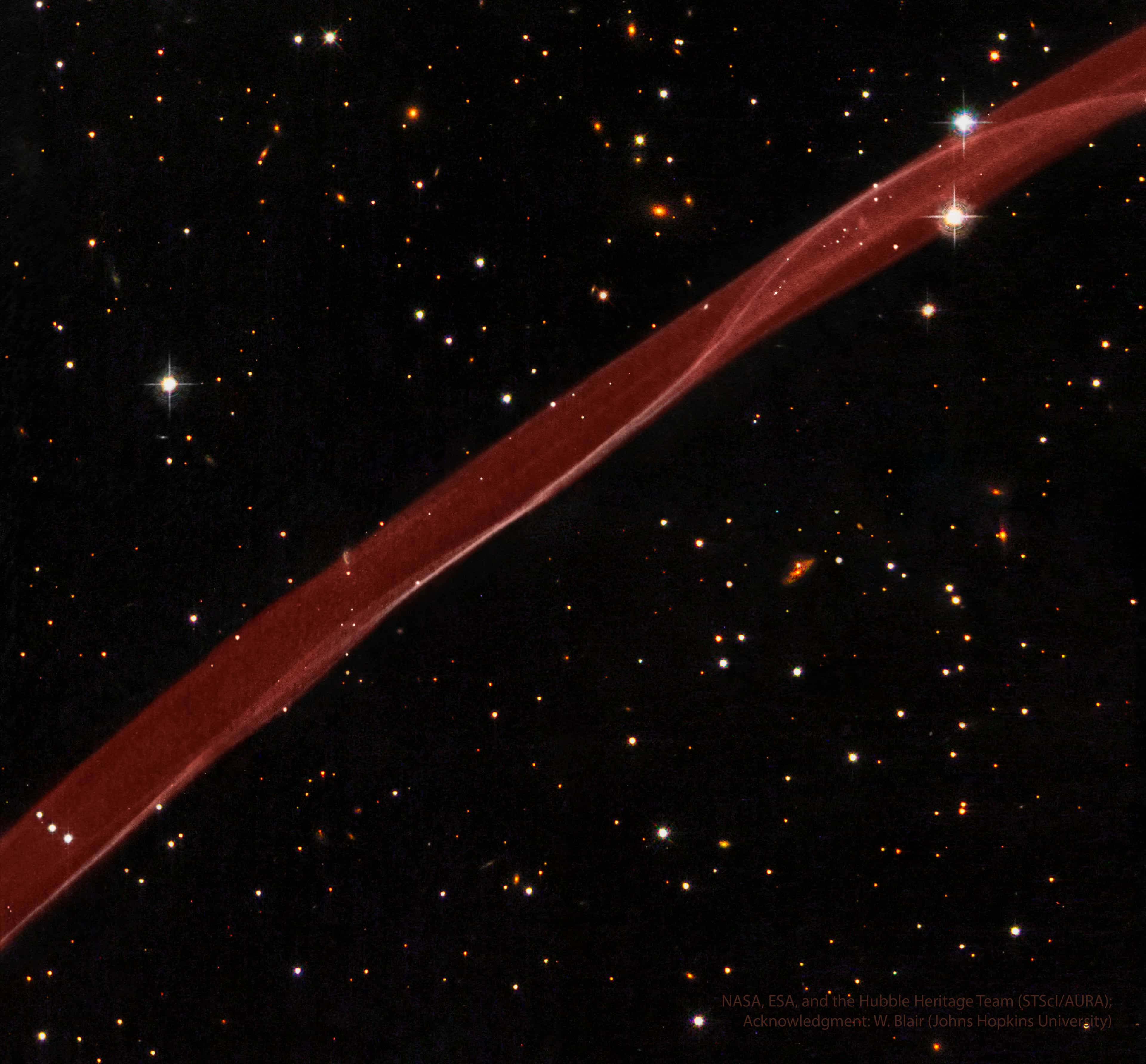 SN 1006: A Supernova Ribbon from Hubble