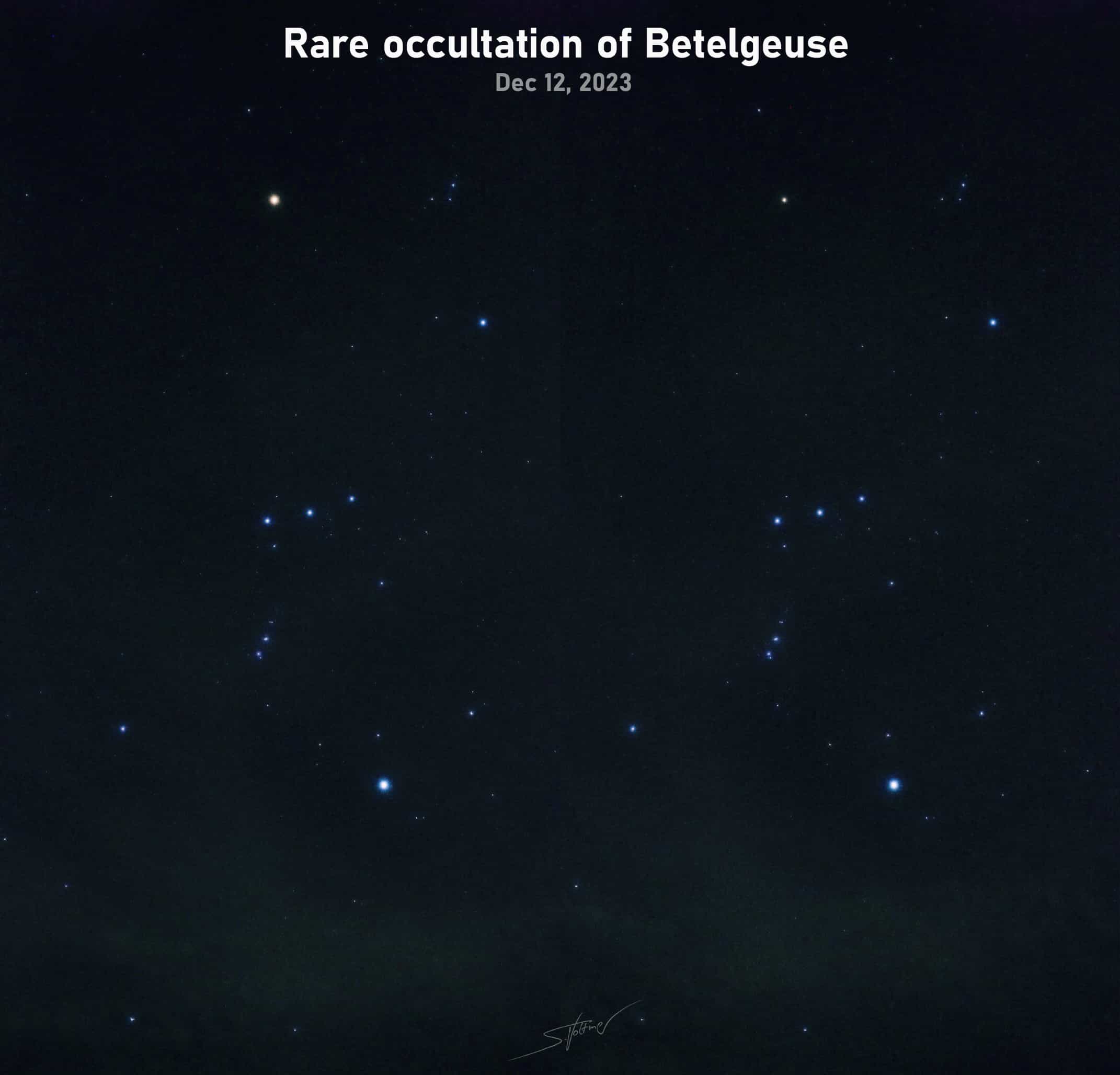 Betelgeuse Eclipsed